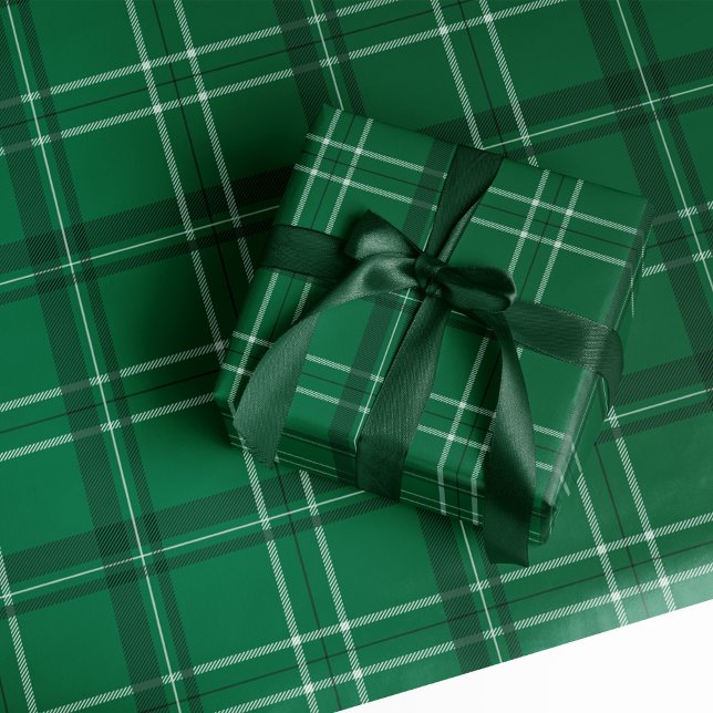 Papel De Regalo Navidades verdes clásicos y audaces de vacaciones (Subido por el creador)