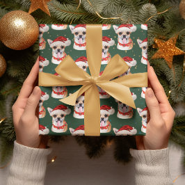 Papel De Regalo Navidades verdes de Chihuahua