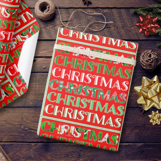 Papel De Regalo Navidades verdes rojos festivos (Subido por el creador)