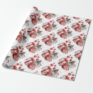 Papel De Regalo Navidades verdes rojos ganan estrella de regalos d