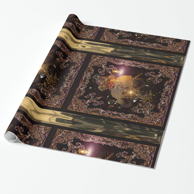 Papel De Regalo Navidades verticales San Nicolás Victoriano (Desenrollado)