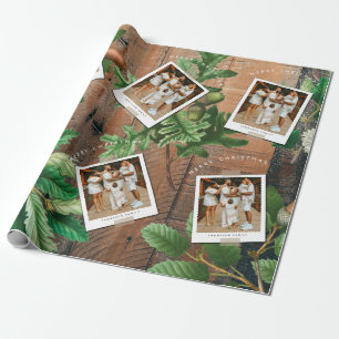 Papel De Regalo Navidades Vintage Wood Acorn