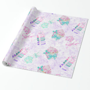 Papel De Regalo Navidades y macarones