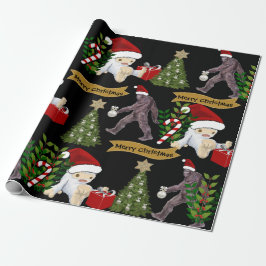 Papel De Regalo Navidades Yeti & Bigfoot