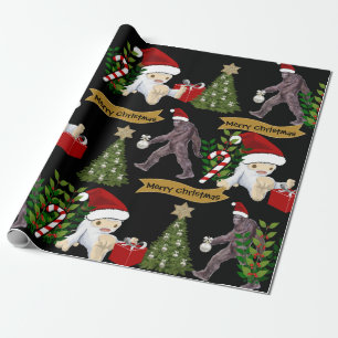 Papel De Regalo Navidades Yeti & Bigfoot