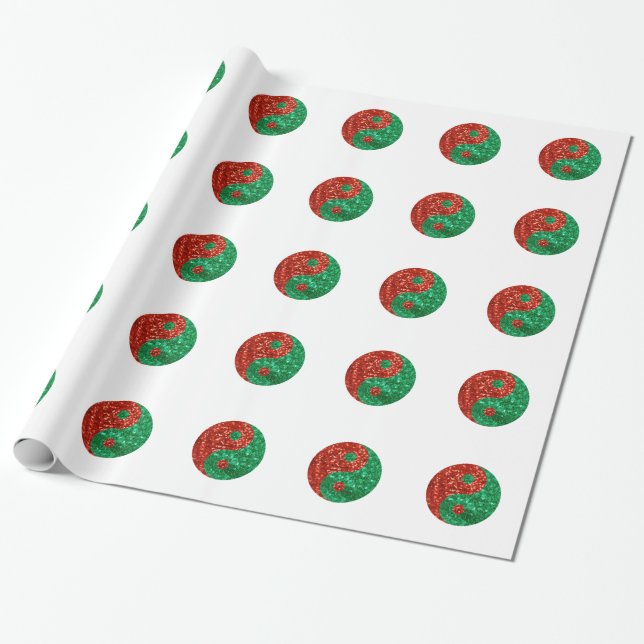 Papel De Regalo navidades yin yang (Desenrollado)