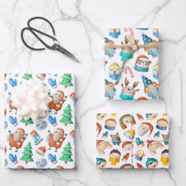 Papel de regalo navideño
