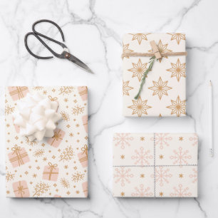 Papel de regalo navideño caprichoso