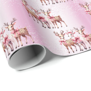 Papel de Regalo Navideño Ciervo