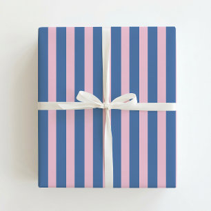 Papel de regalo navideño con rayas audaces de colo