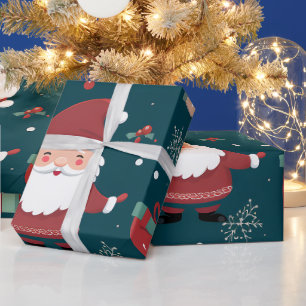 Papel de regalo navideño Corazón de amor Gnomie