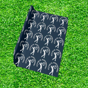 Papel De Regalo Navy Happy Birthday MAN Golfer