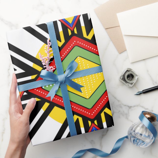 Papel De Regalo Ndebele (Regalar)