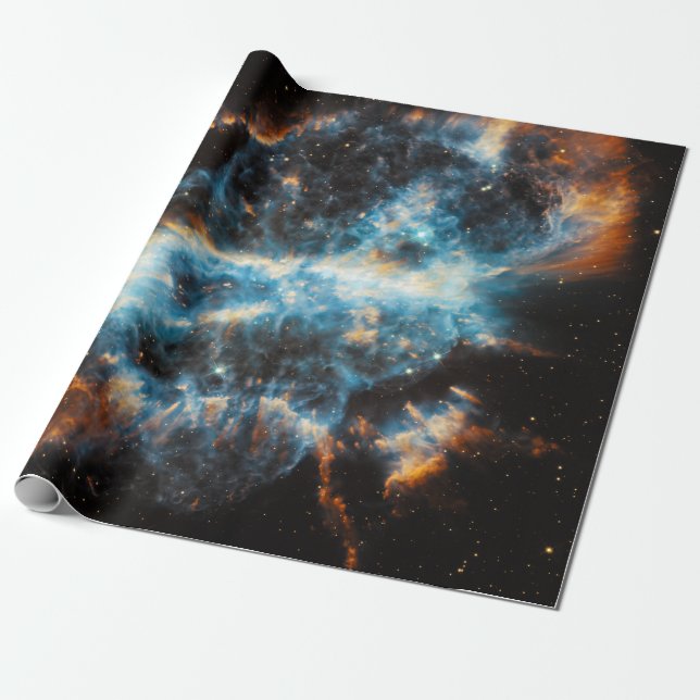 Papel De Regalo Nebula NGC 5189 Astronomía Espacial NASA (Desenrollado)