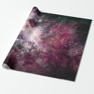 Papel De Regalo Nebulosa colorida magnífica
