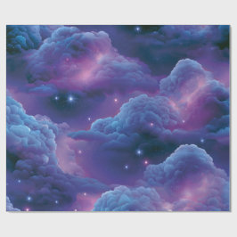 Papel De Regalo Nebulosa Cósmica Colorida