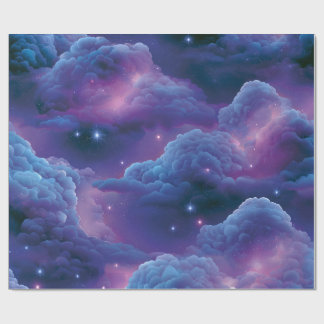 Papel De Regalo Nebulosa Cósmica Colorida
