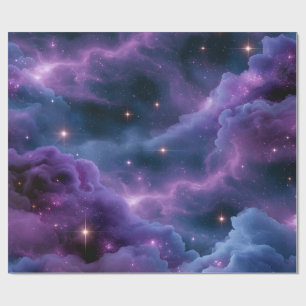 Papel De Regalo Nebulosa Cósmica Colorida