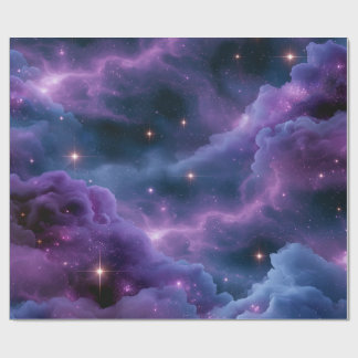 Papel De Regalo Nebulosa Cósmica Colorida