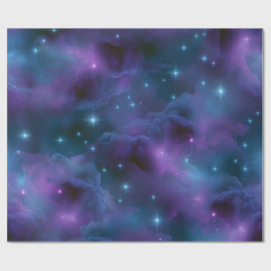 Papel De Regalo Nebulosa Cósmica Colorida