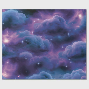 Papel De Regalo Nebulosa Cósmica Colorida