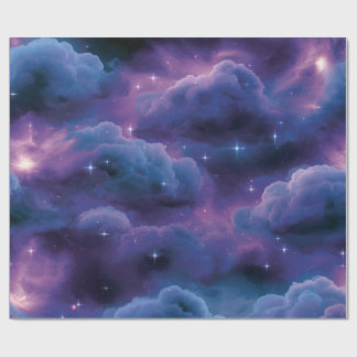 Papel De Regalo Nebulosa Cósmica Colorida