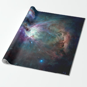 Papel De Regalo Nebulosa de Orión Profundo Color Oscuro