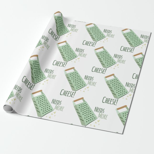 Papel De Regalo Necesita más queso (Desenrollado)