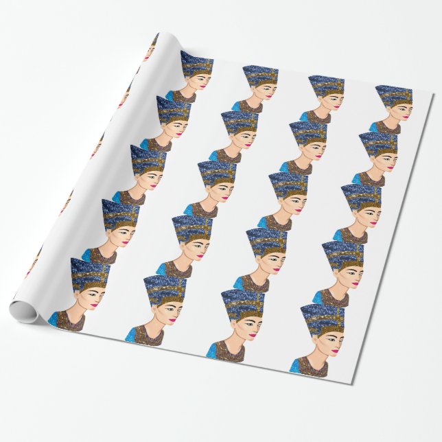 Papel De Regalo nefertiti (Desenrollado)