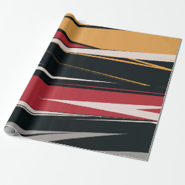 Papel De Regalo Negrita Resumen de arte geométrico