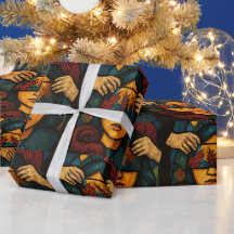 Negrita, sin rostro con las manos