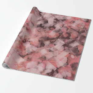 Papel De Regalo Negro Gris Rosa Blanco Moderno Geométrico Abstract