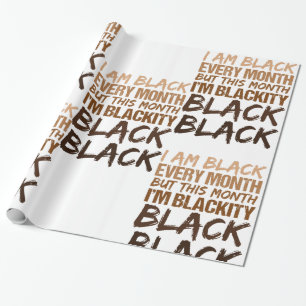 Papel De Regalo Negro negro cada mes historia negra africana