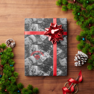 Papel de regalo negro y blanco Fisherman’s Deck