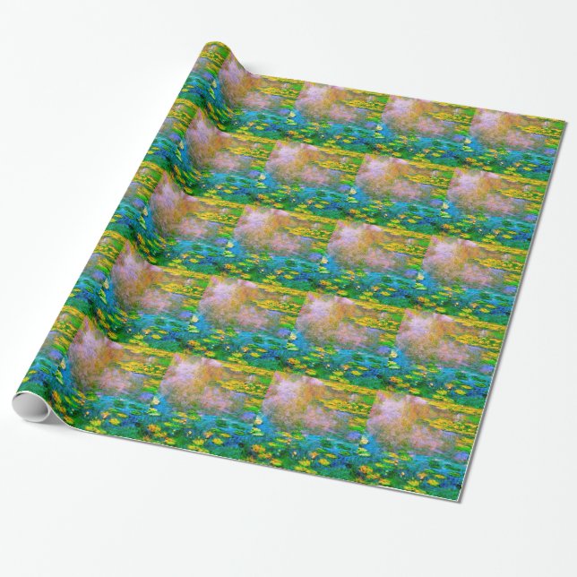 Papel De Regalo nenúfares-013 (Desenrollado)