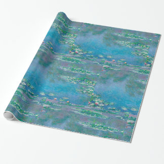 Papel De Regalo Nenúfares por Claude Monet Pintura de Arte Fino
