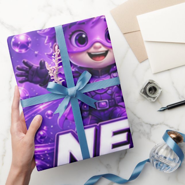 Papel De Regalo Neón ATOMIVRA (Regalar)