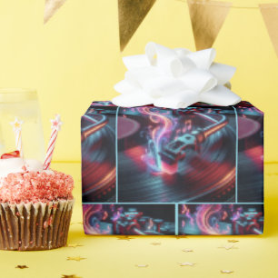 Papel De Regalo Neón girable con estilete y vinilo