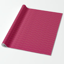 Papel De Regalo Neon Sunset Chevron Pattern