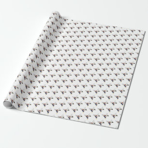 Papel De Regalo Neoplasticismo brillante Monograma de arte. Letra