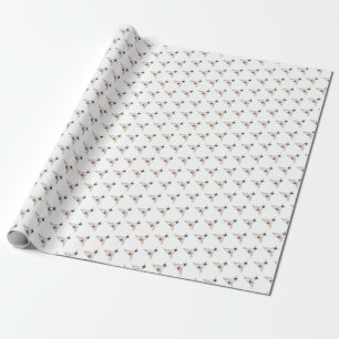 Papel De Regalo Neoplasticismo brillante Monograma de arte. Letra