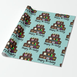 Papel De Regalo Nerdy Birthday Neural Network