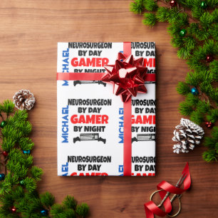 Papel De Regalo Neurocirujano Gamer