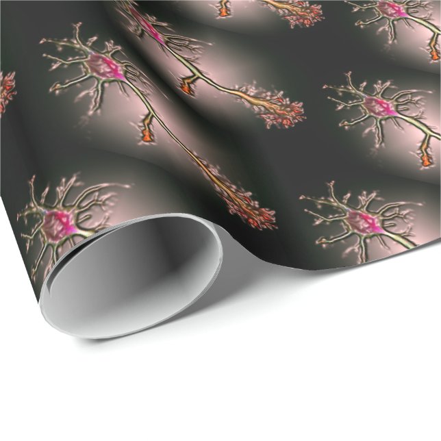 Papel De Regalo neurons gift wrap (Esquina del rollo)