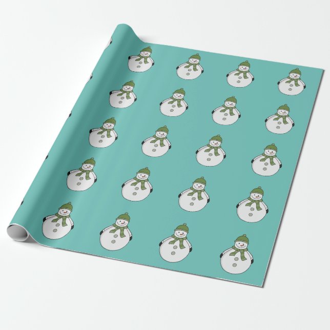 Papel De Regalo Nevada fría (Desenrollado)