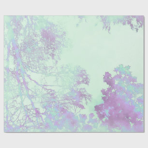 Papel De Regalo Niebla de hoja ancha de lavanda