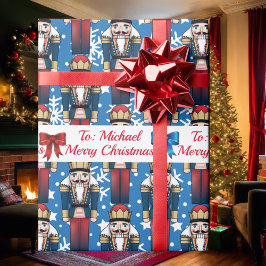 Papel De Regalo Nieve de Navidades de nombres de cazabotas de sold