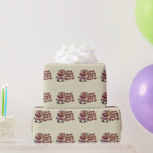 Papel De Regalo Nieve Diggity a punto de embolsarlo todo Navidad R