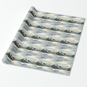 Papel De Regalo Nieve glaciar