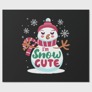 Papel De Regalo ¡Nieve linda! Abraza el encanto invernal de la Nav